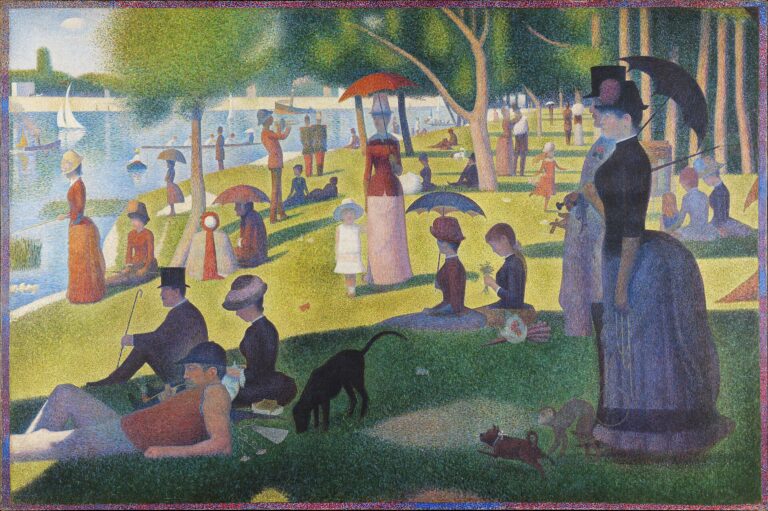 A Sunday Afternoon on the Island of La Grande Jatte (public domain artwork)
